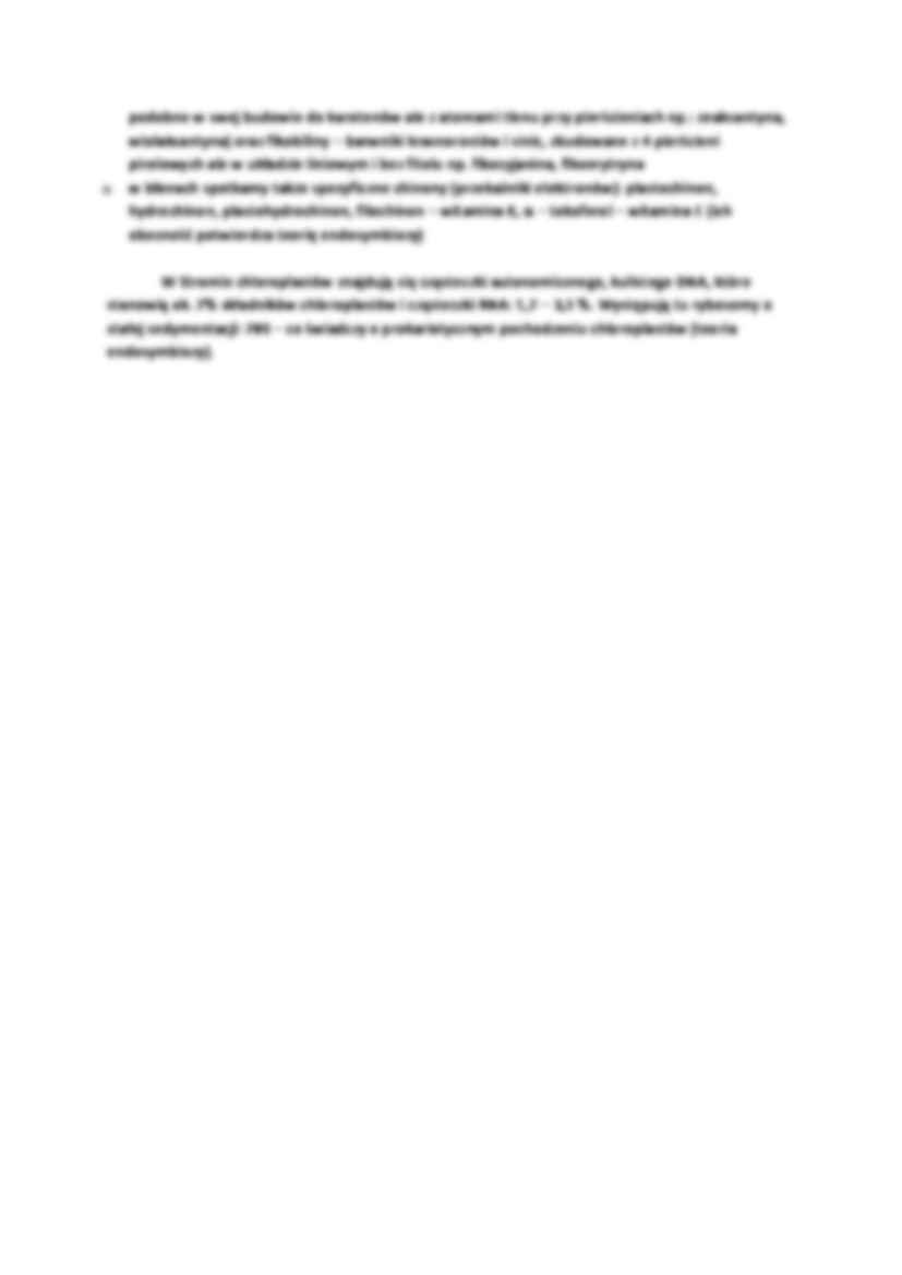 Biogeneza chloroplastów - wykład - strona 2