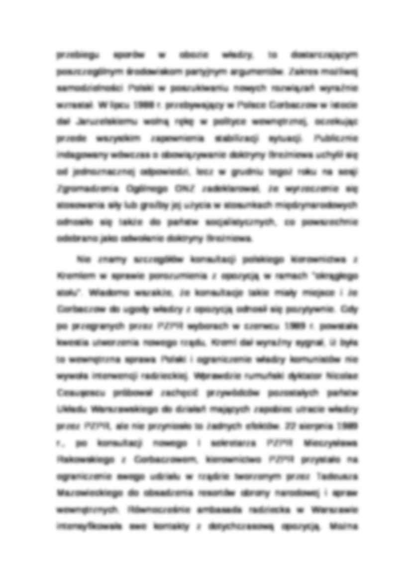 Wykład - stosunki polsko-radzieckie (1985-1992) - strona 2