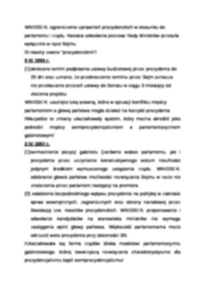 Wykład - zmiany konstytucyjne w Polsce po 1989 roku - strona 3