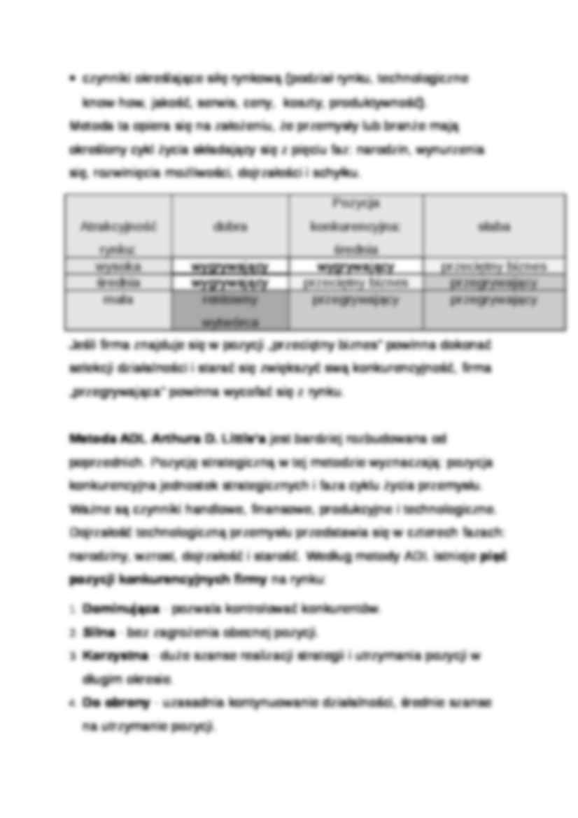 Wykład - Metody analizy strategicznej - strona 3