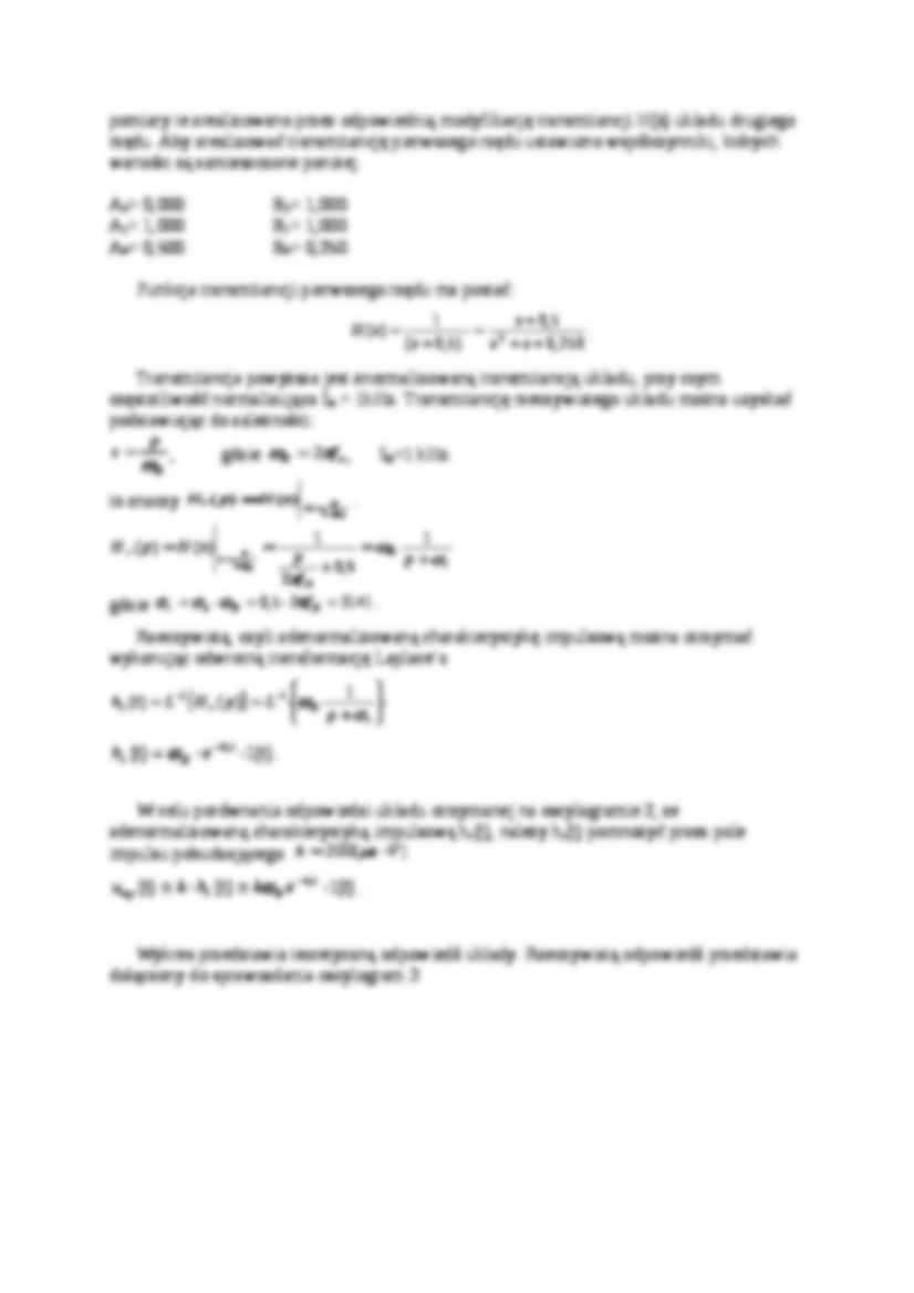 Własności funkcji transmitancji - strona 3