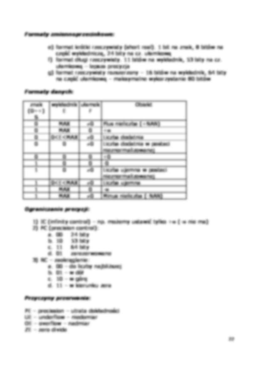 koprocesor arytmetyczny - omówienie - strona 2