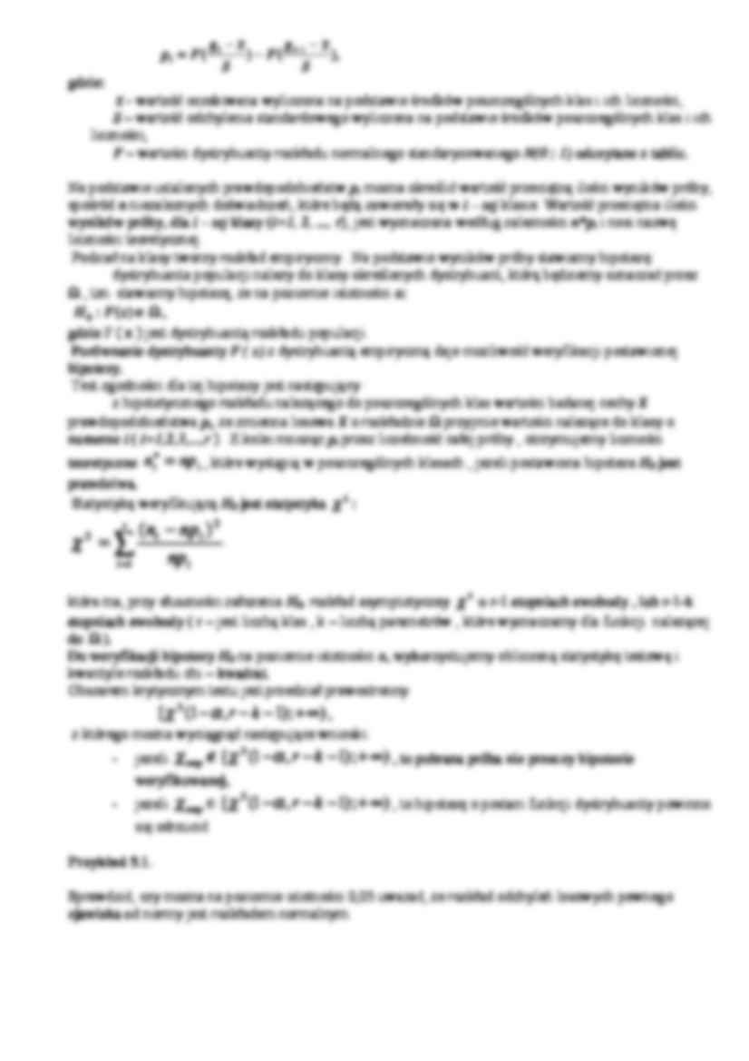 testy nieparametryczne, testy zgodności - strona 2