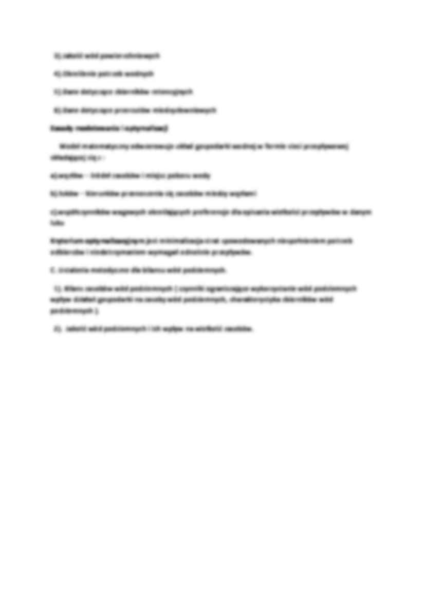 Metoda jednolitych bilansów wodno-gospodarczych-opracowanie - strona 2