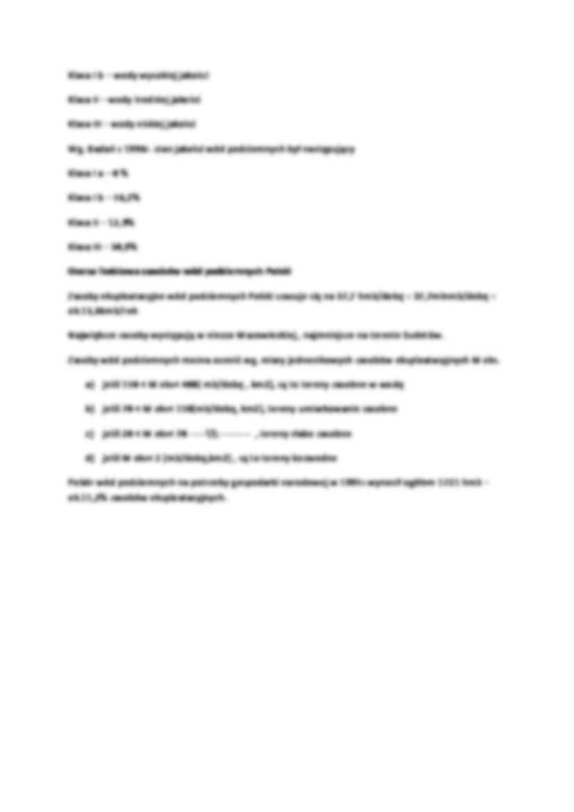 Zasoby wód podziemnych-opracowanie - strona 2