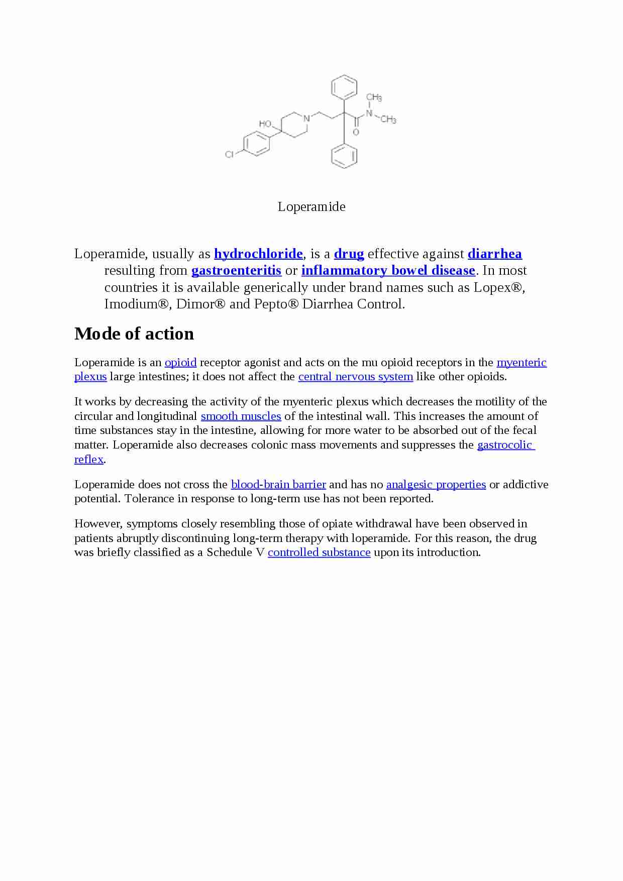 Technologia leków i biocydów- loperamid - strona 1
