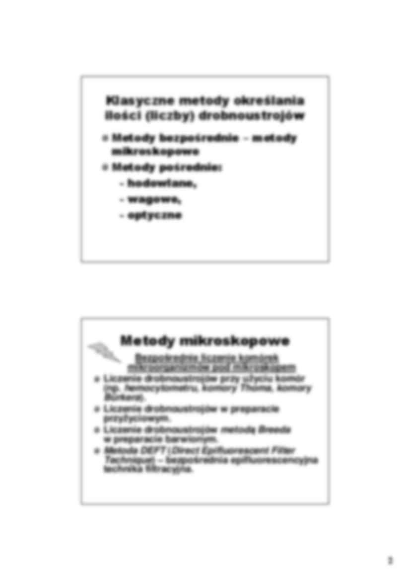 Mikrobiologia- wykład 13- analiza ilościowa - strona 2