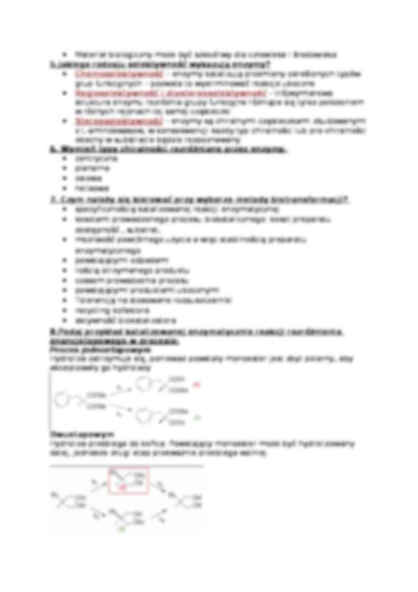 Zalety biokatalizy enzymatycznej- opracowanie - strona 2
