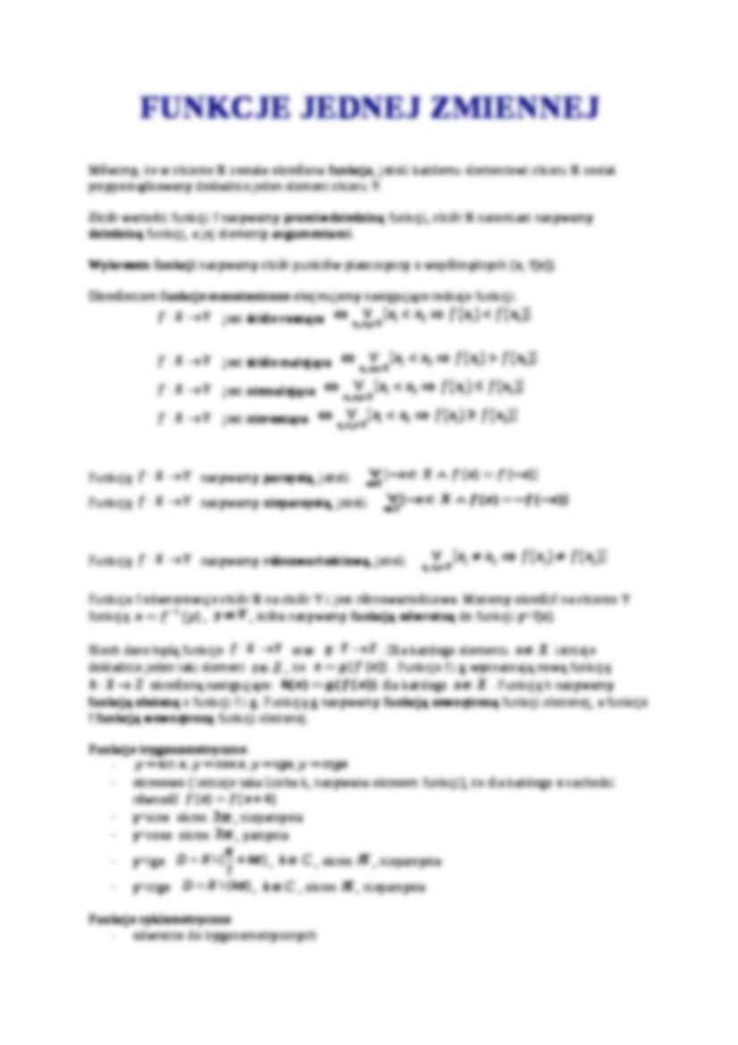Matematyka dla ekonomistów - wykład - strona 3