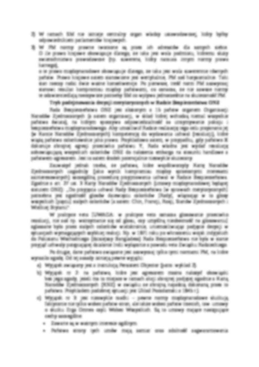 Cechy charakterystyczne prawa międzynarodowego i społeczności międzynarodowej-opracowanie - strona 3