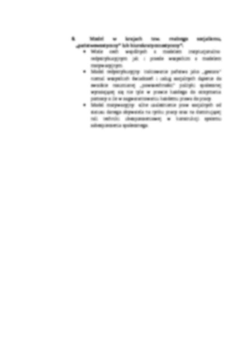 Modele polityki spolecznej-opracowanie - strona 3