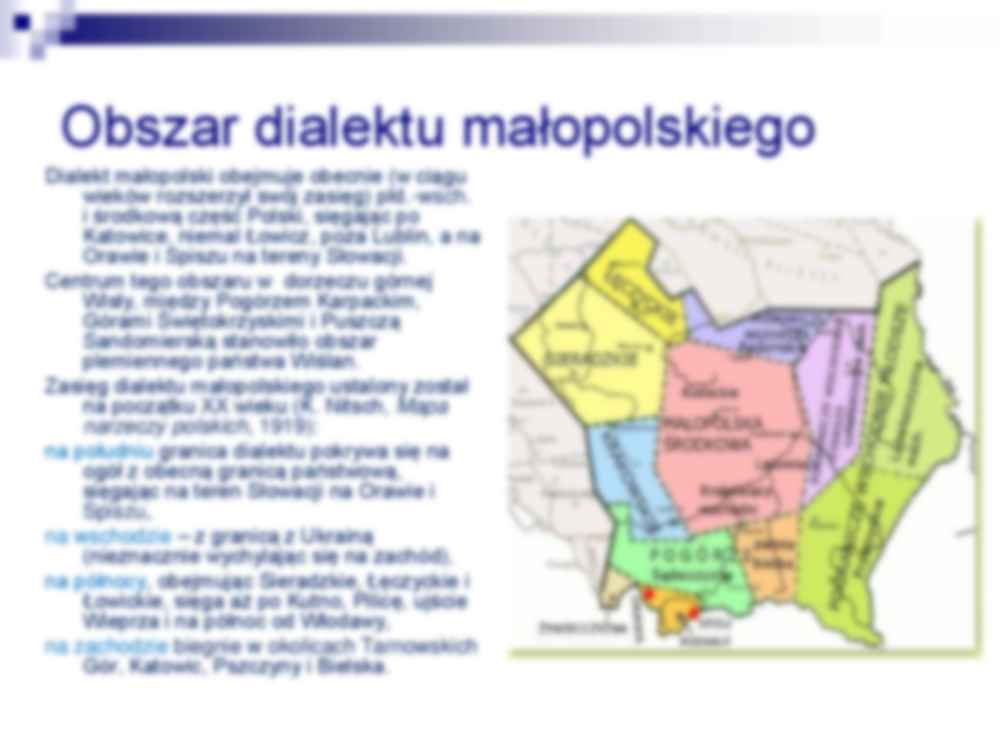 Dialekt małopolski - strona 3