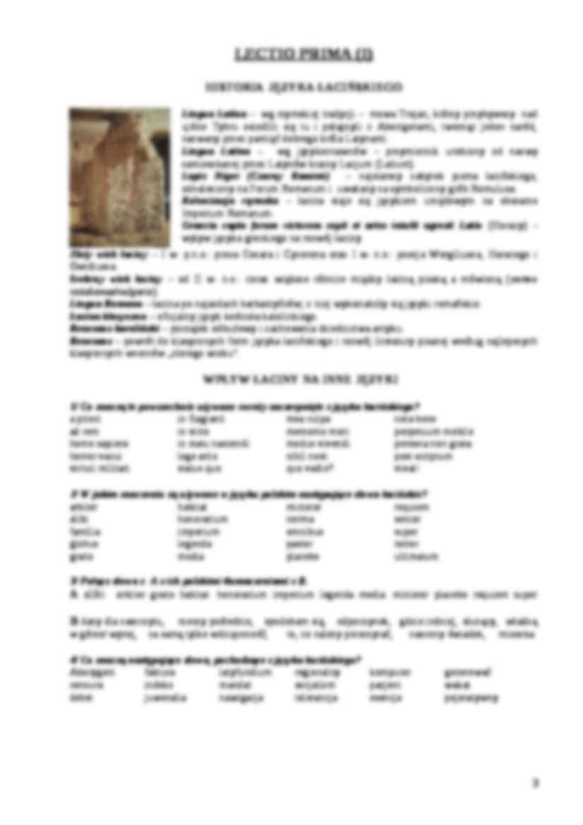 Skrypt dla polonistów z łaciny - strona 3