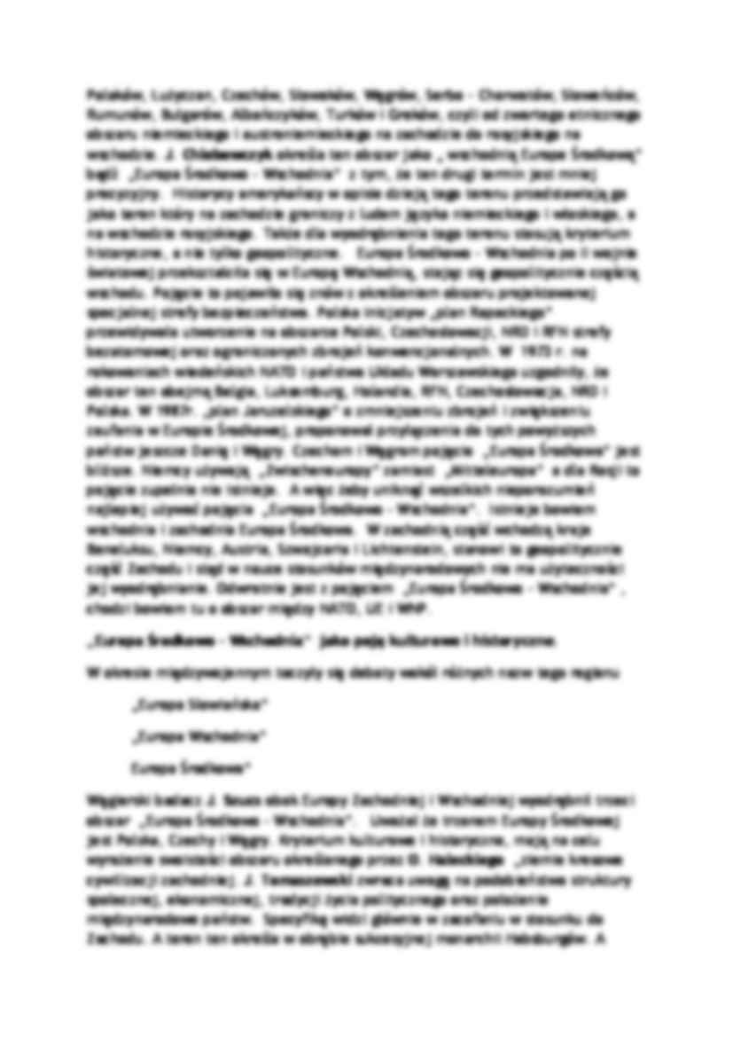 Referat - Europa Środkowo-wswchodnia - strona 2