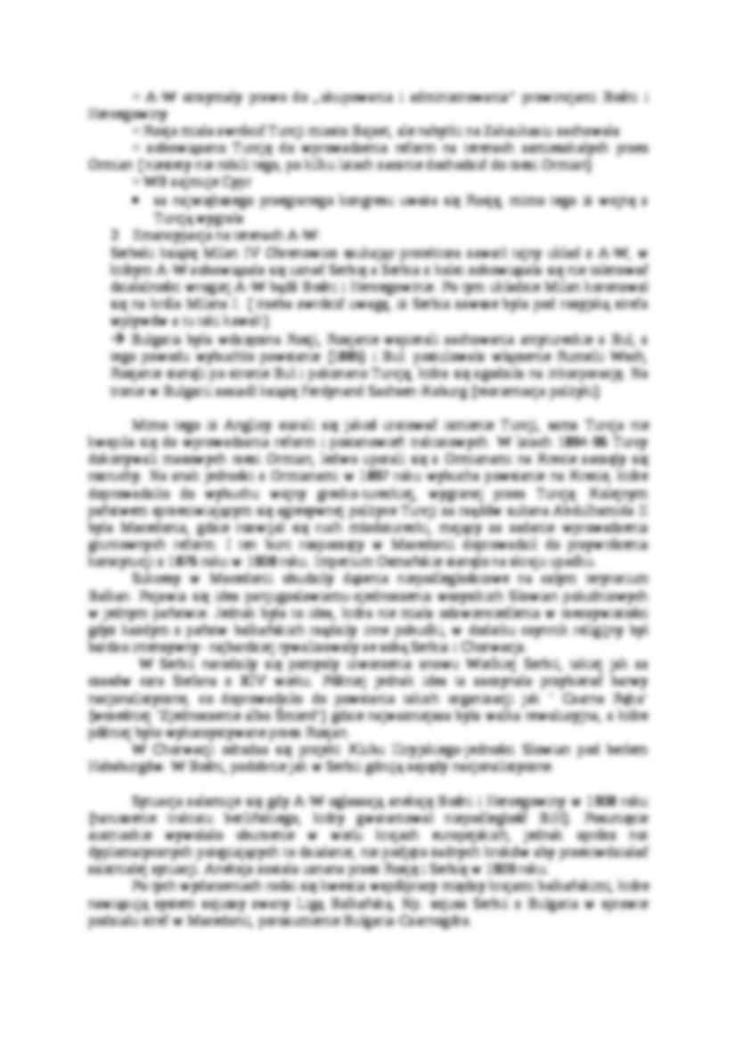 Wykład - Emancypacja i polityka zagraniczna państw bałkańskich do 1914 roku - strona 2