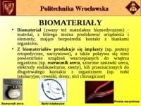 Biomateriały- prezentacja