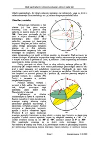 Układy współrzeędnych w astronomii geodezyjnej-opracowanie