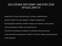system ubezpieczeń społecznych w Polsce prezentacja ćwiczenia