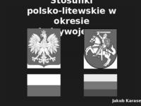 Stosunki polsko-litewskie w okresie międzywojennym-prezentacja