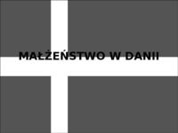 Małżeństwo w Danii-prezentacja