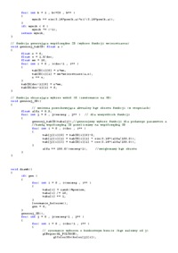 Program wykonujący funkcje biblioteki OpenGL-opracowanie
