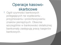 Operacje Kasowo-Skarbcowe- oprcowanie