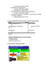 Wykład - Poziomy odwzorowania architektury SBD (ANSI SPARC)