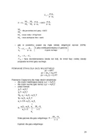 Wykład - Definicje podstawowe, równanie stanu p