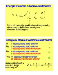  Atom wieloelektronowy - wykład 8