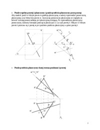 Geometria wykreślna - Wykład 5
