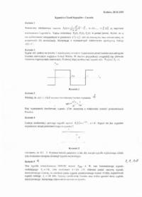 Akustyka i teoria sygnałów-egzamin I termin styczeń 2009