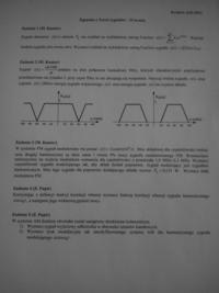 Akustyka i teoria sygnałów-egzamin II termin luty 2013
