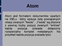 Atom - następca RSS - prezentacja