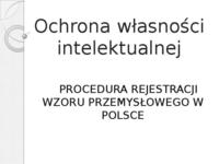 Procedura rejestracji wzrostu przemysłowego w Polsce