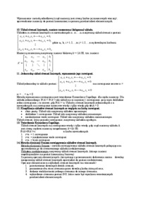 Matematyka  - zagadnienia na egzamin