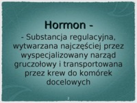 Hormony - fizjologia