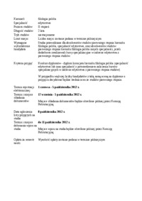 Kryteria przyjęć II stopnia, niestacjonarne, filologia polska, edytorstwo, Uniwersytet Pedagogiczny, Kraków