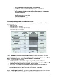 Badanie metod pracy - Karta Operacji i Kontroli