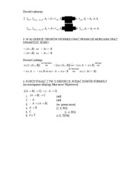 Algebra - pytania 3