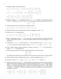 Zadania algebra z geometrią analityczną