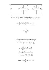 Połączenia kondensatorów - szeregowe