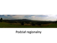 Góry świętokrzyskie - Rzeźba terenu -   Podział regionalny