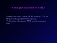 Architektura baz danych XML