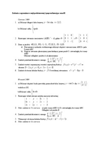 Matematyka - egzamin 2