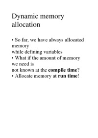 dynamic-memory-allocation