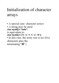 initialization-of-character-arrays