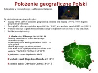 Położenie Polski i podział administracyjny