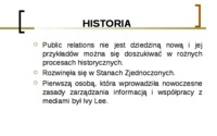 Public relations - prezentacja