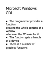 Microsoft Windows GDI
