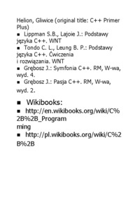 Books on C++